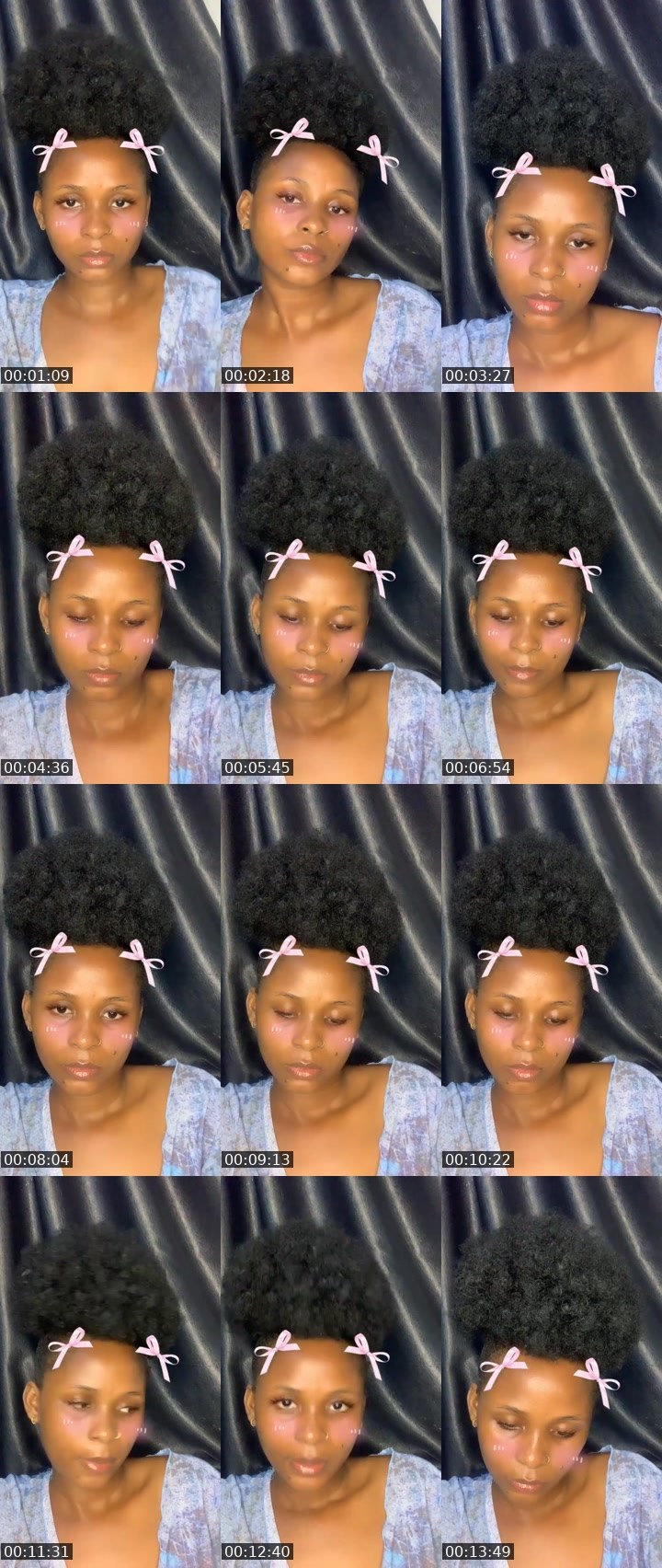 Contact-sheet preview of 💸🌹Dǎwñ🏦🤍🍭's Liveme recording