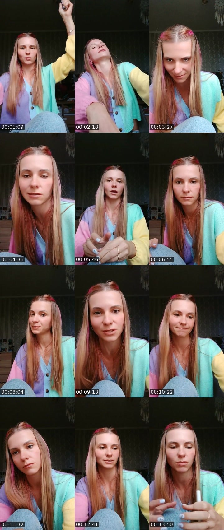 Contact-sheet preview of 🎀 Senorita 🎀's Liveme recording