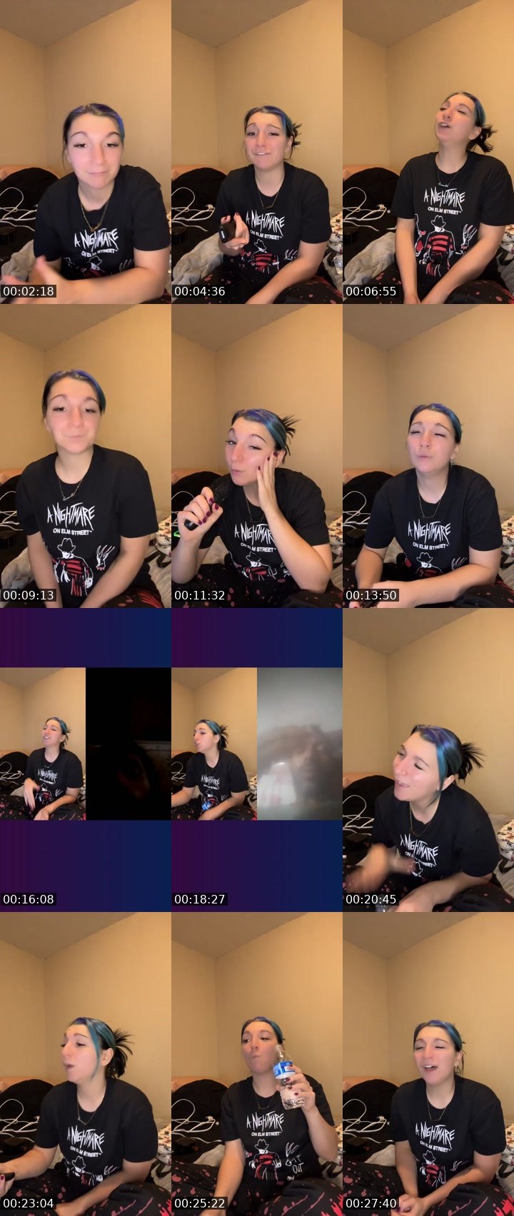 Contact-sheet preview of CheekieLixxie's Liveme recording