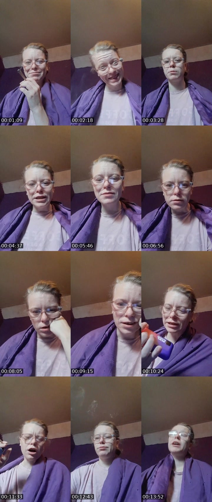 Contact-sheet preview of Chlolo❤️❤️❤️'s Liveme recording