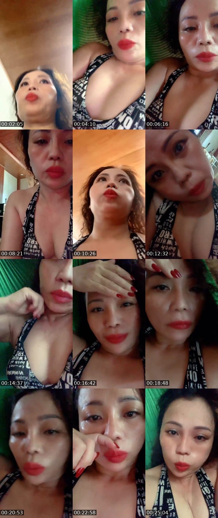 Contact-sheet preview of Kimkim💃🏻's Liveme recording