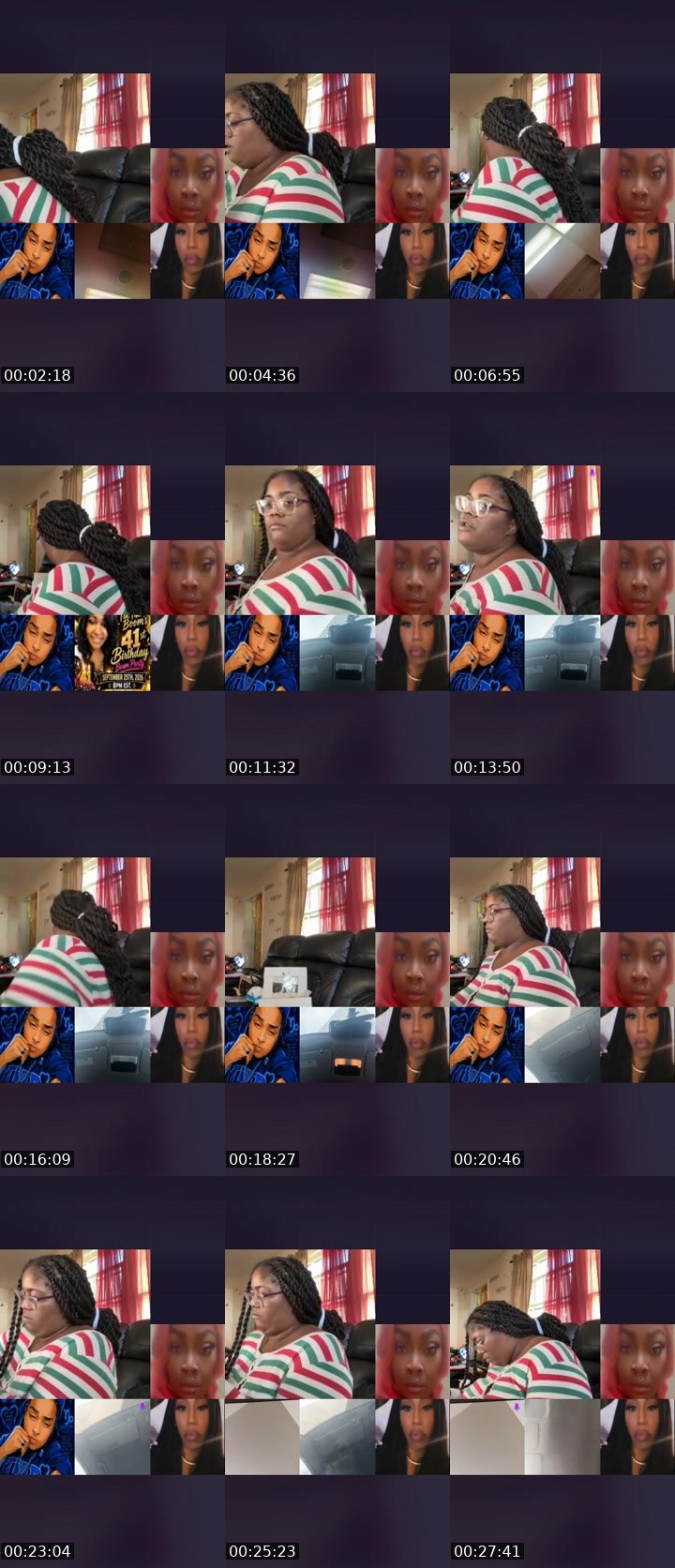 Contact-sheet preview of 1💙OG🅱️IGSTEPPA🥾BT's Liveme recording