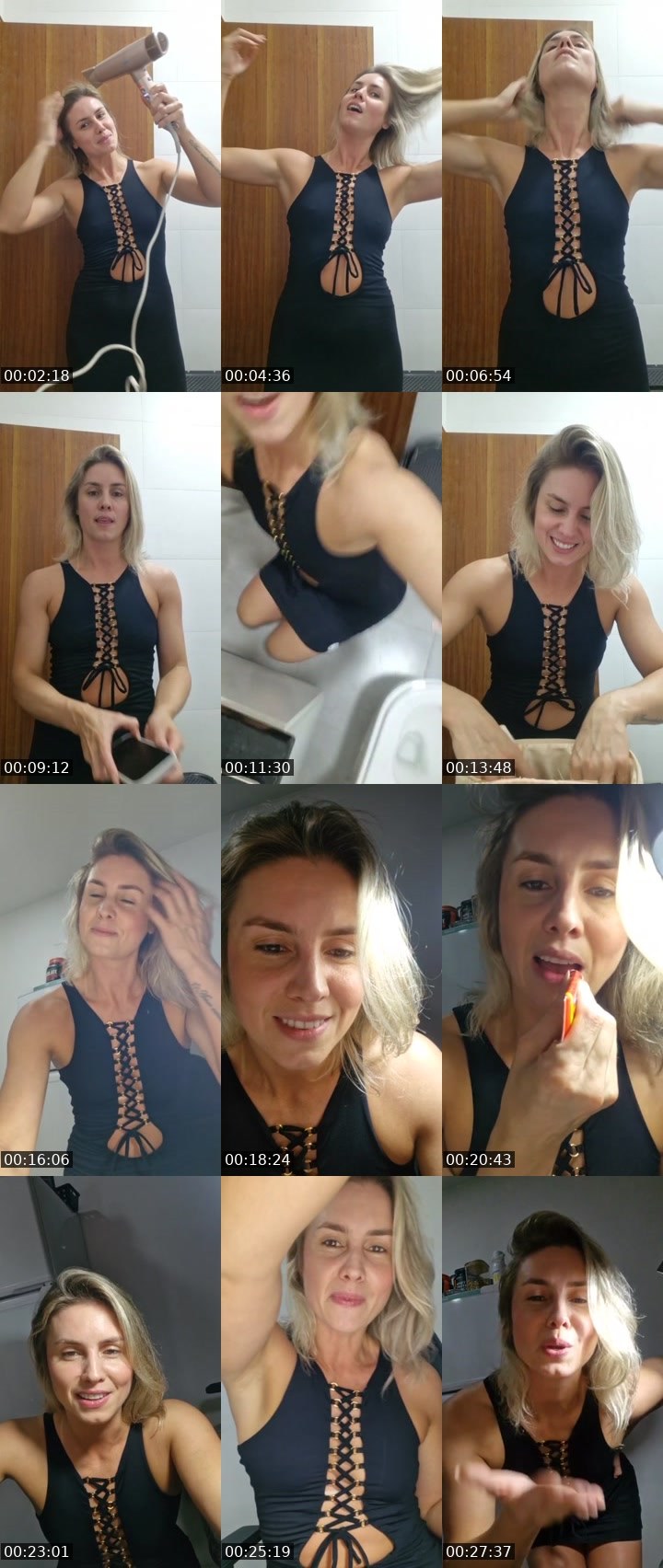 Contact-sheet preview of Lari🇧🇷🇺🇸's Liveme recording