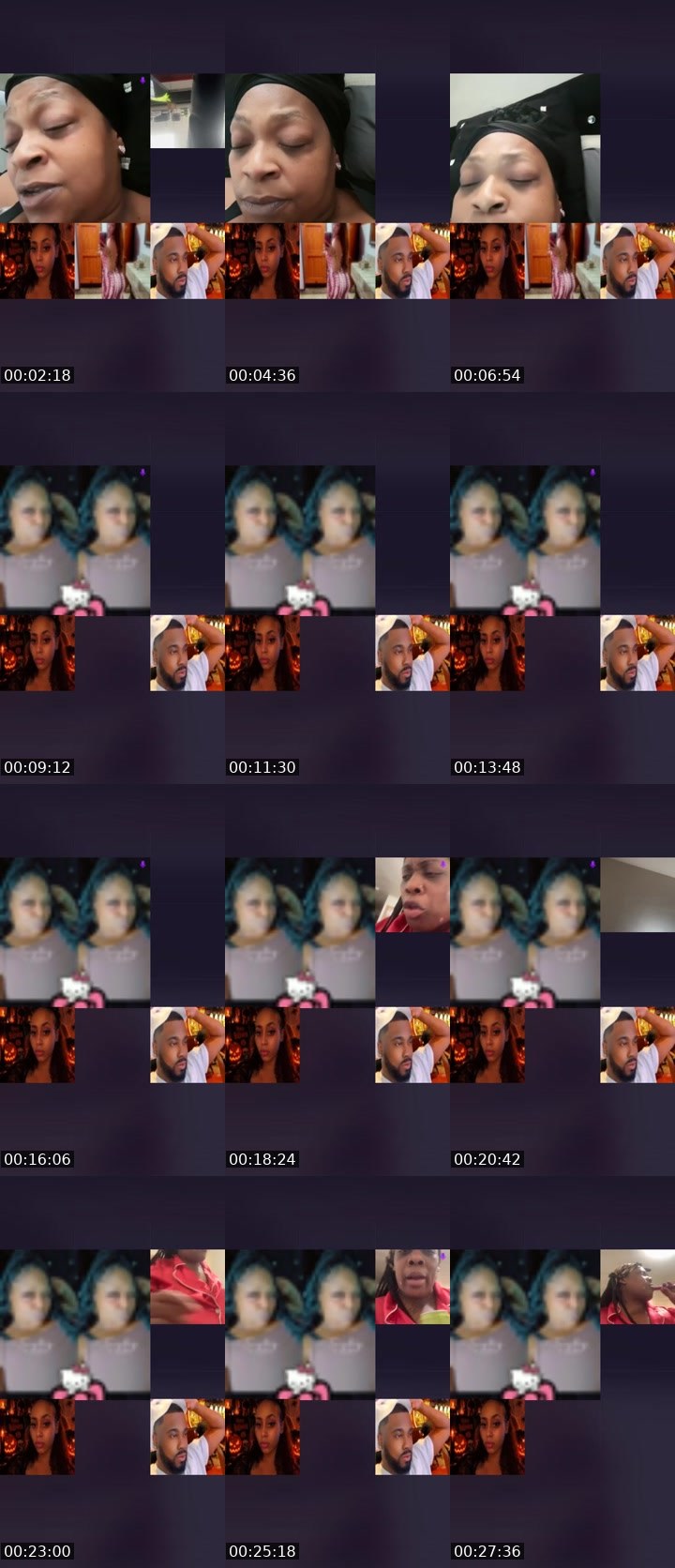 Contact-sheet preview of EatEMup🏳️‍🌈Skits's Liveme recording