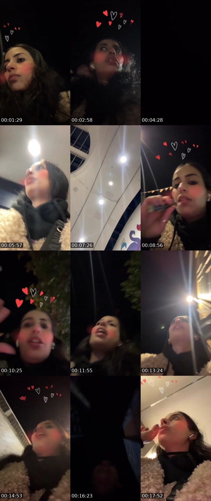 Contact-sheet preview of 𝐌𝐘𝐒𝐓𝐄𝐑𝐘 🐝's Liveme recording