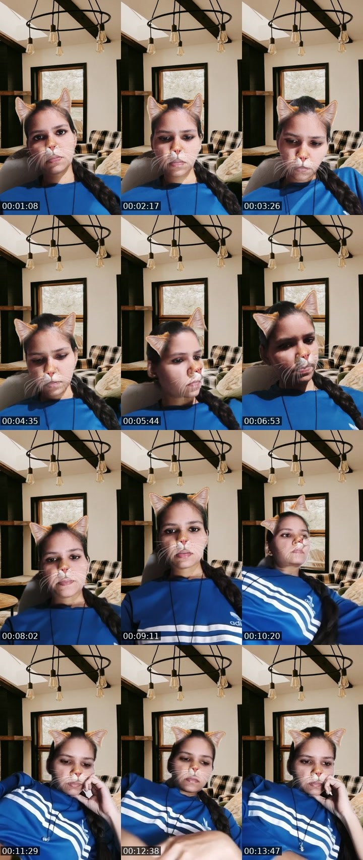 Contact-sheet preview of ⚜️Moon🌙🩵💯's Liveme recording