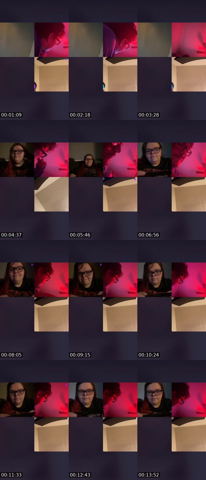 Contact-sheet preview of ❤️ɱαɱเ•α૨เεℓ❤️'s Liveme recording