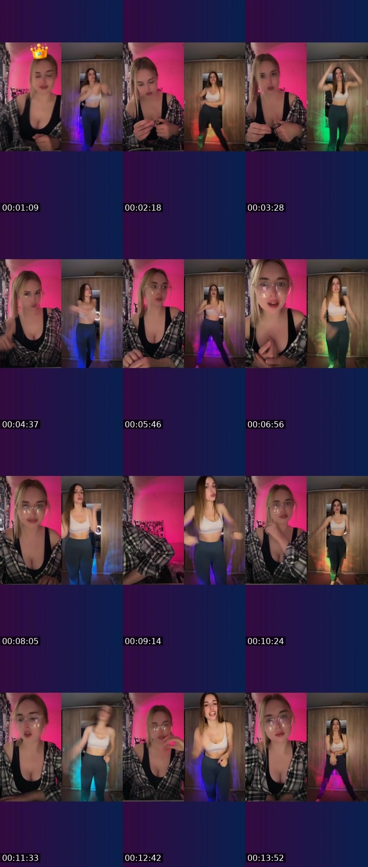 Contact-sheet preview of 🌿Lia Pixie🧝🏻‍♀️'s Liveme recording