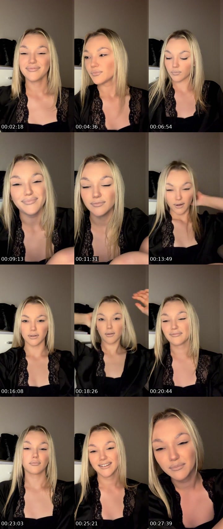 Contact-sheet preview of Essanta🖤's Liveme recording