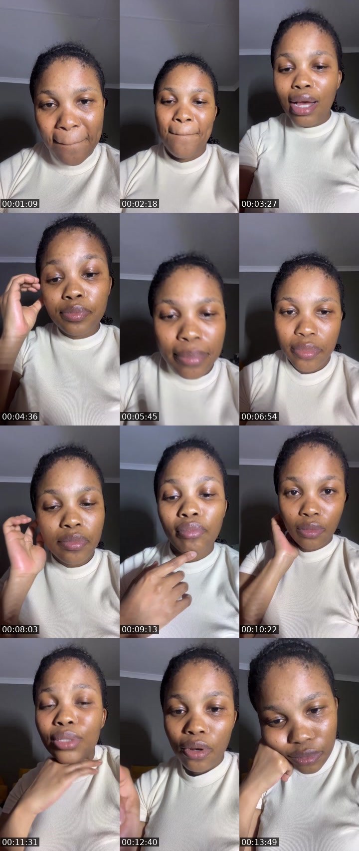 Contact-sheet preview of Lee-375225869's Liveme recording