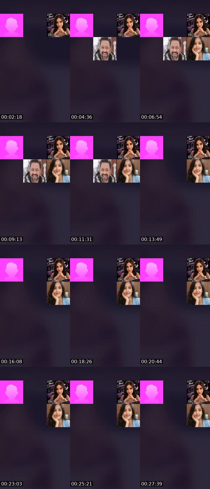 Contact-sheet preview of ℄𓆩👑⃤𝙉Ø𝟭⃤👑𓆪's Liveme recording