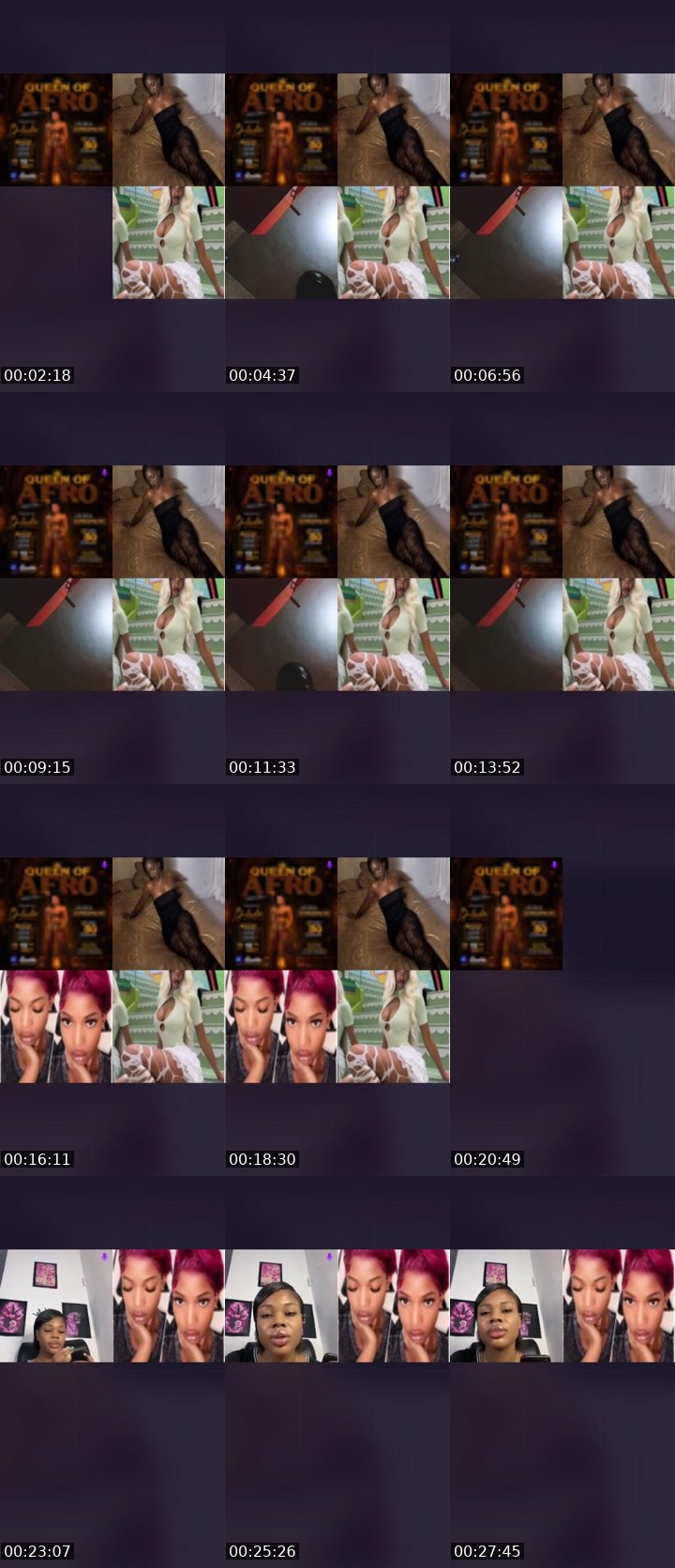 Contact-sheet preview of 🧚🏾MI HADA🧚🏽‍♂️'s Liveme recording