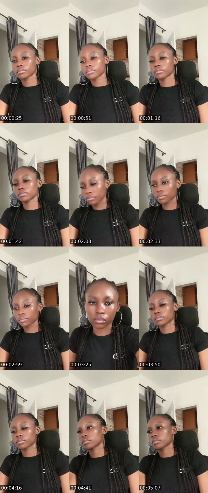 Contact-sheet preview of 🎀🦋RENA 🎭's Liveme recording