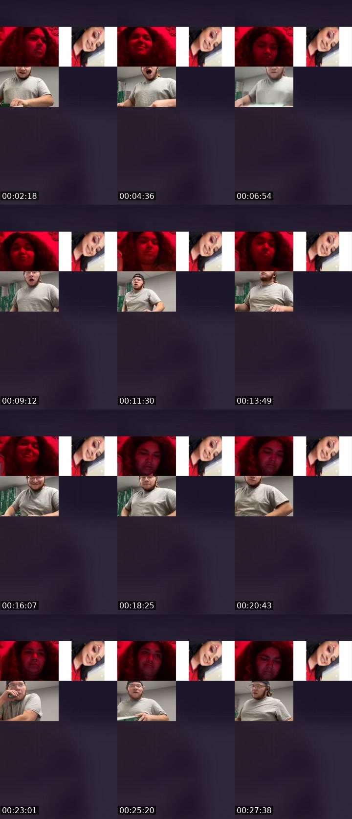 Contact-sheet preview of ♛Lex's Liveme recording