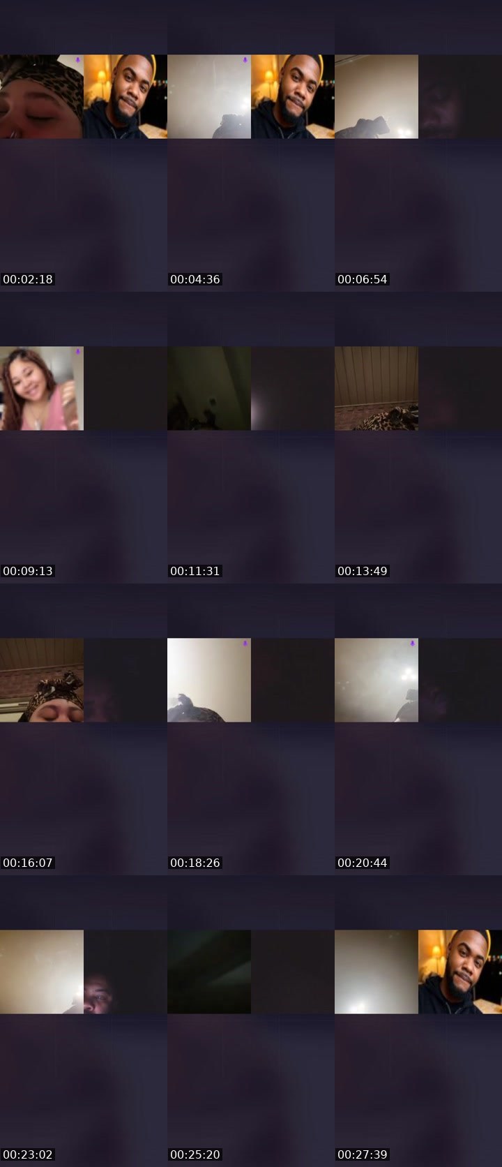 Contact-sheet preview of Mãrĩe 🤭🫶's Liveme recording