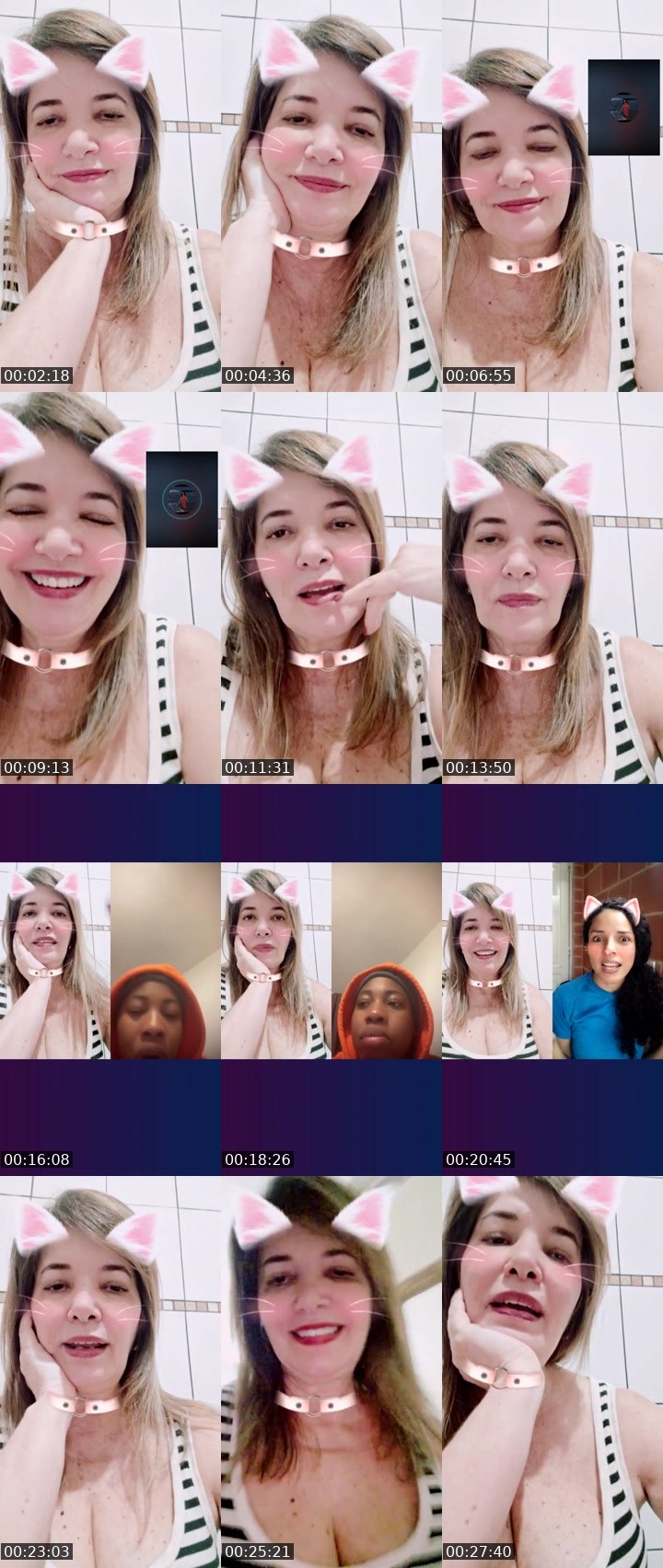 Contact-sheet preview of Bel Vida1k's Liveme recording
