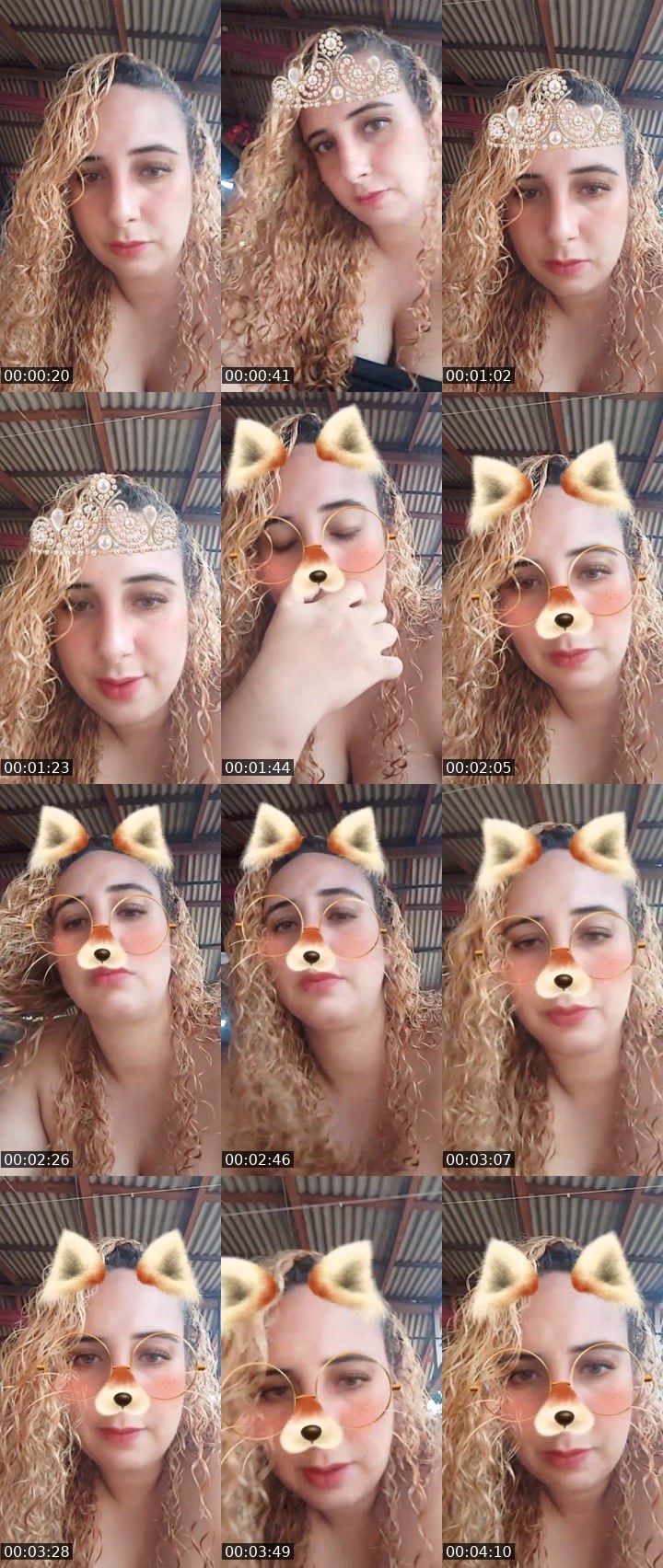 Contact-sheet preview of ninaaaa 💫💫💫's Liveme recording