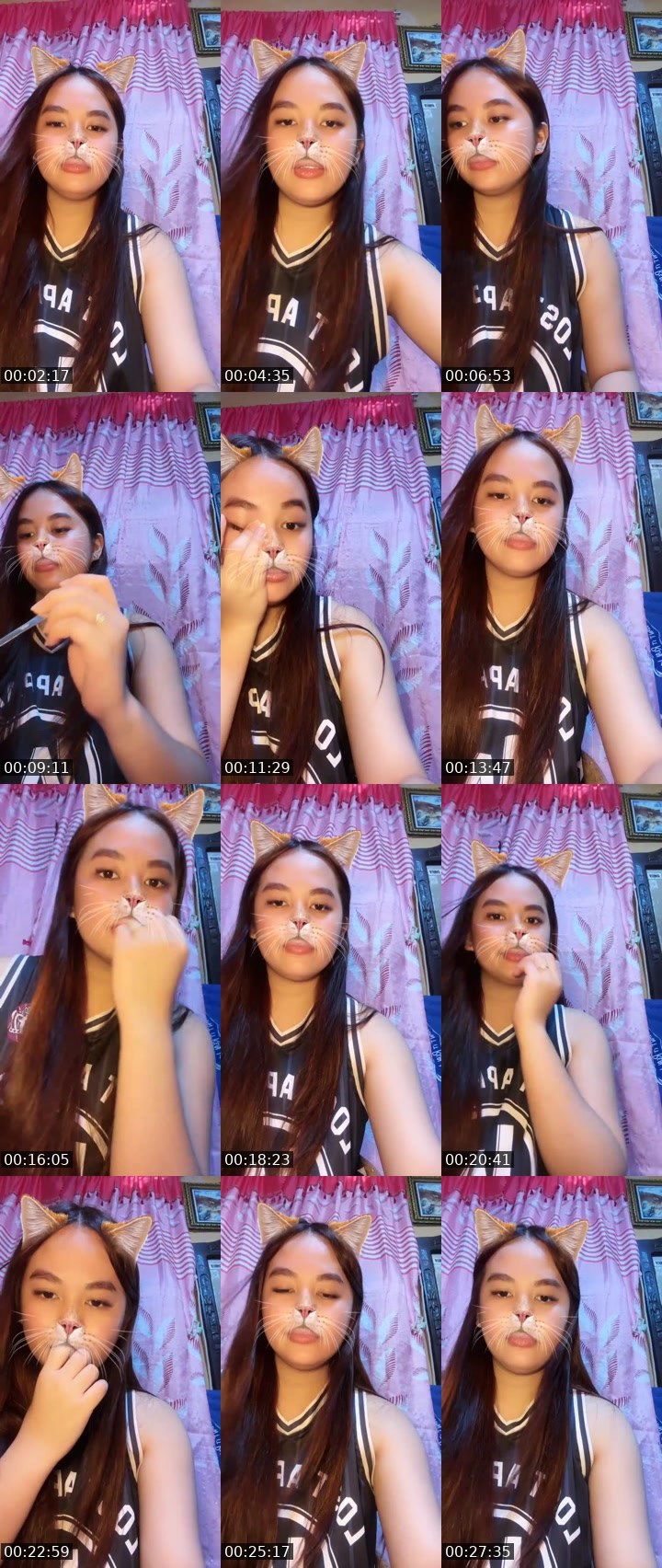 Contact-sheet preview of 👸marielle🦋's Liveme recording