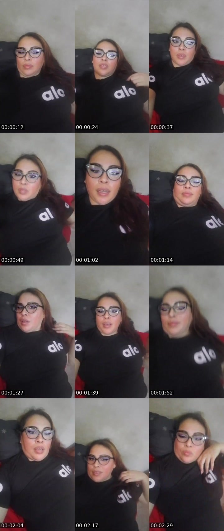 Contact-sheet preview of yjm's Liveme recording