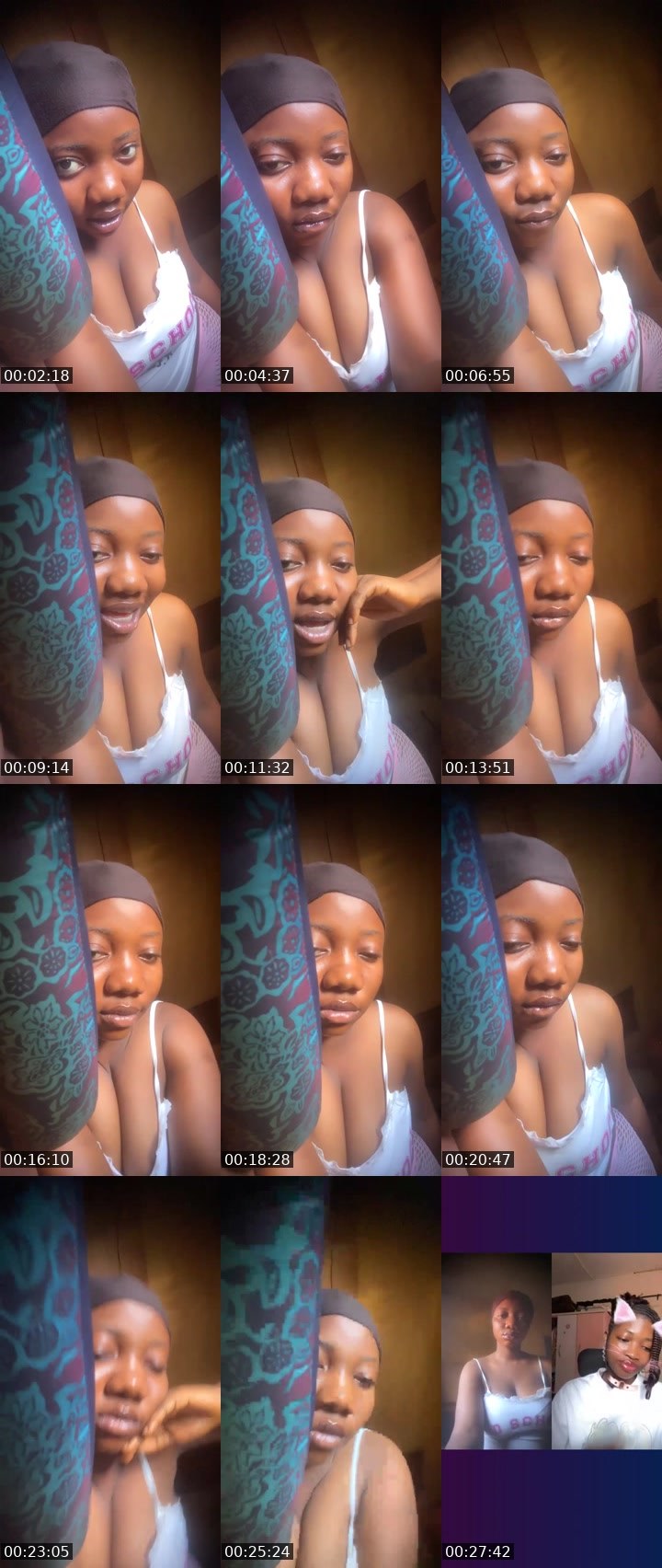 Contact-sheet preview of Cutie-baby's Liveme recording