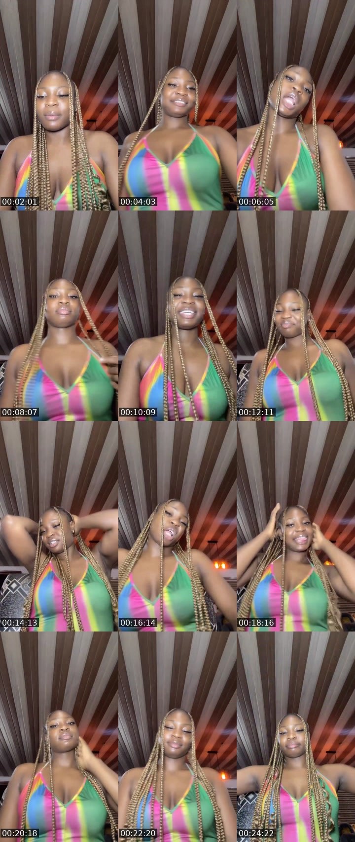 Contact-sheet preview of 14k 🎭NovaBliss⭐️'s Liveme recording