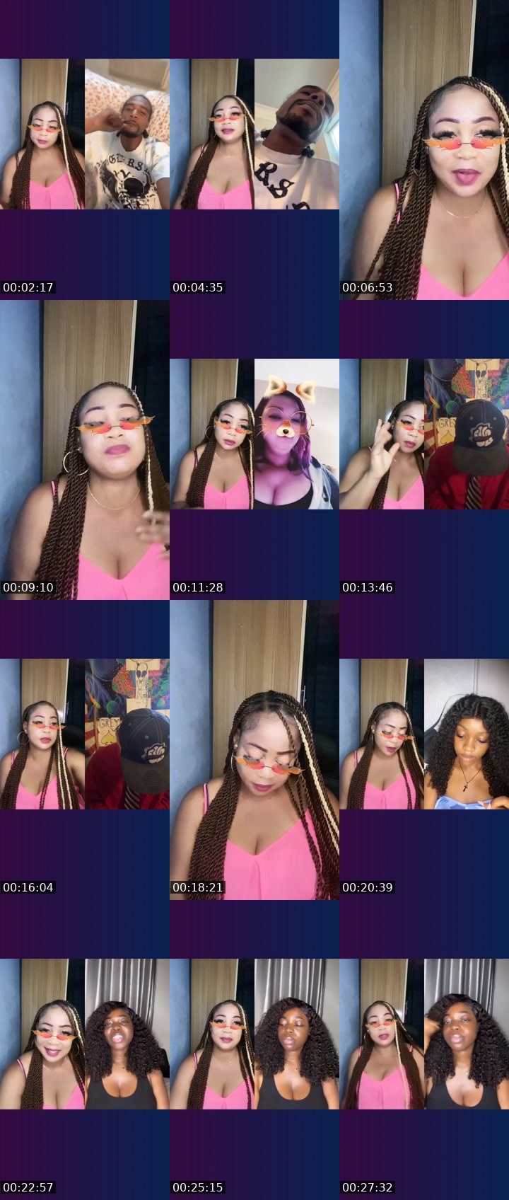 Contact-sheet preview of 💓𝓙uicyberry's Liveme recording