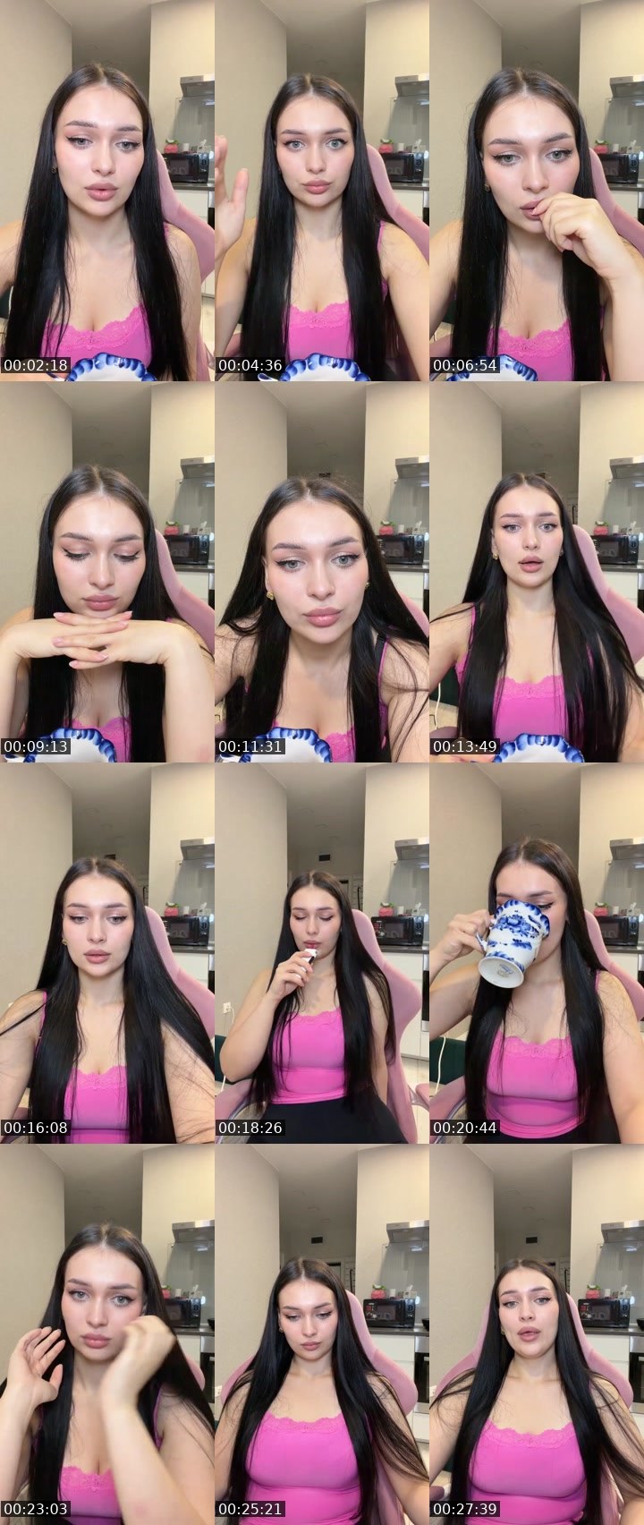 Contact-sheet preview of СЛАVЯНКА's Liveme recording