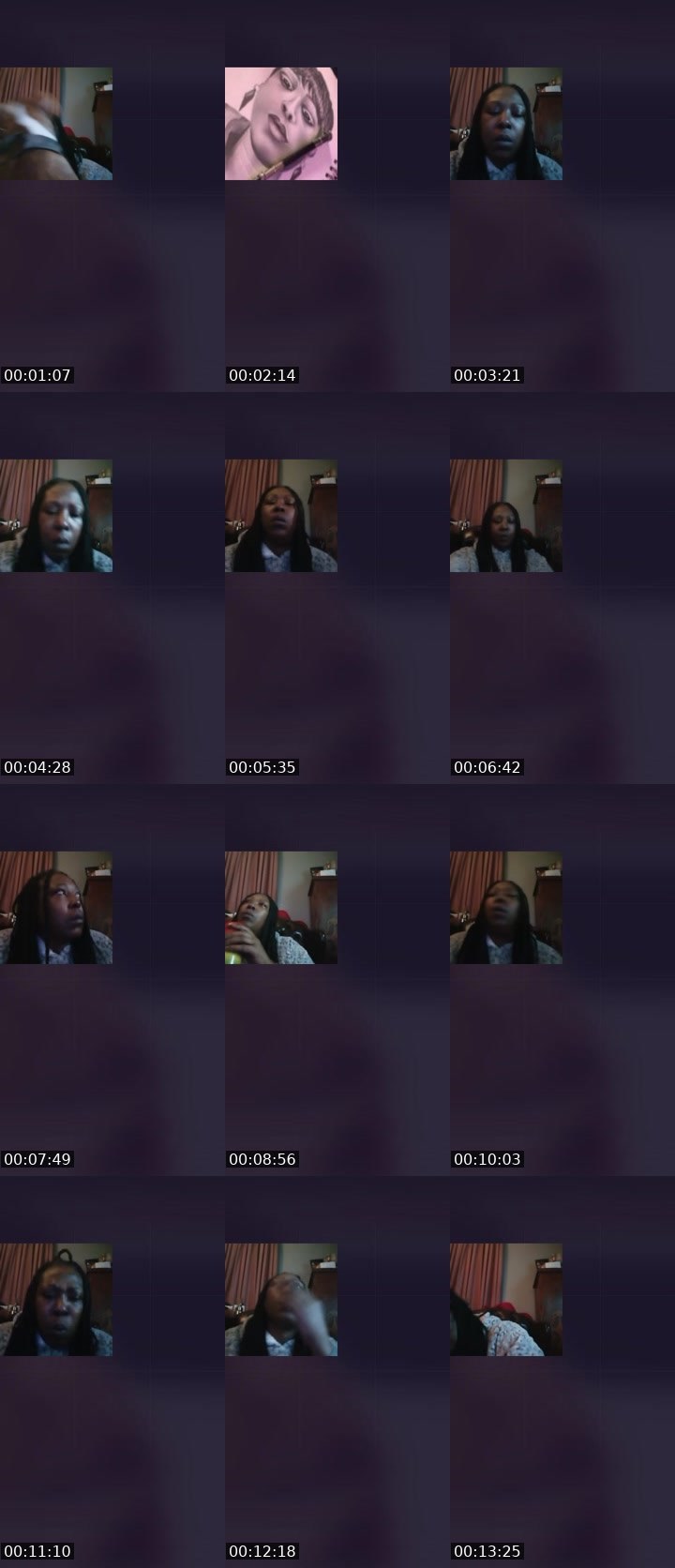 Contact-sheet preview of 😤CHEEF🌐iZM SRT's Liveme recording