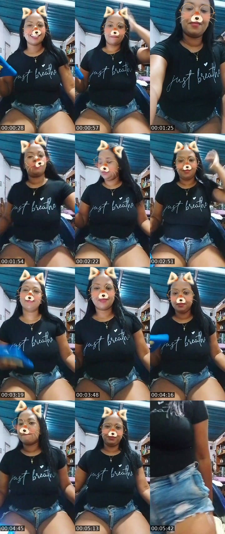 Contact-sheet preview of 👑⃤Eliannys🧿's Liveme recording