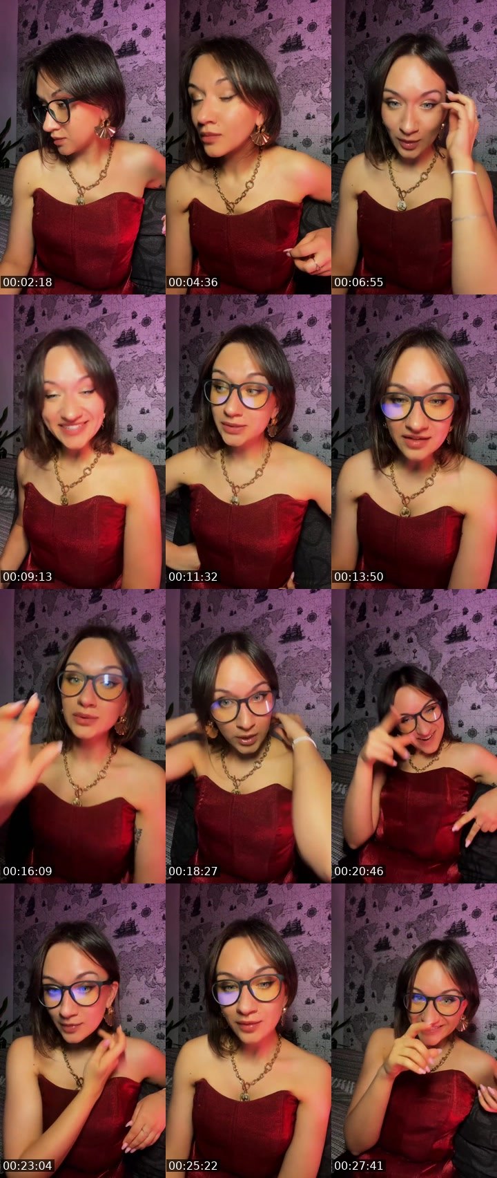 Contact-sheet preview of ✨CaliforniSASHion✨'s Liveme recording