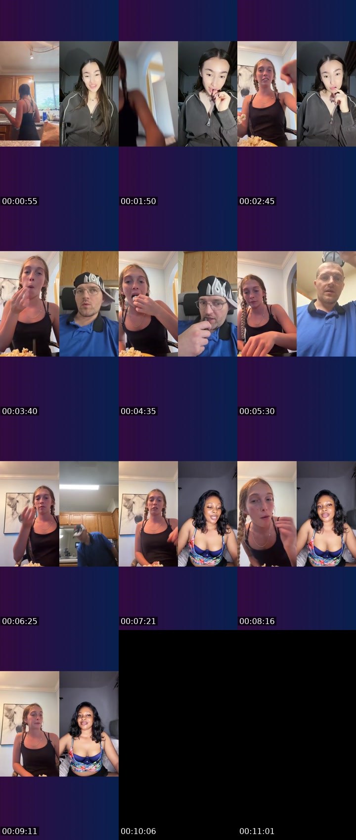 Contact-sheet preview of Skye._'s Liveme recording