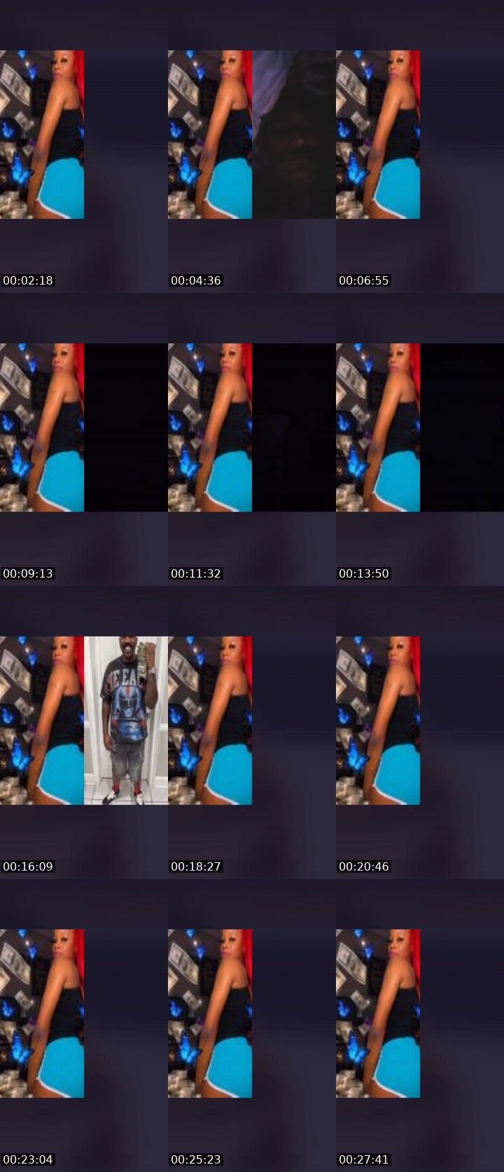 Contact-sheet preview of OhhTiny🍭💍's Liveme recording