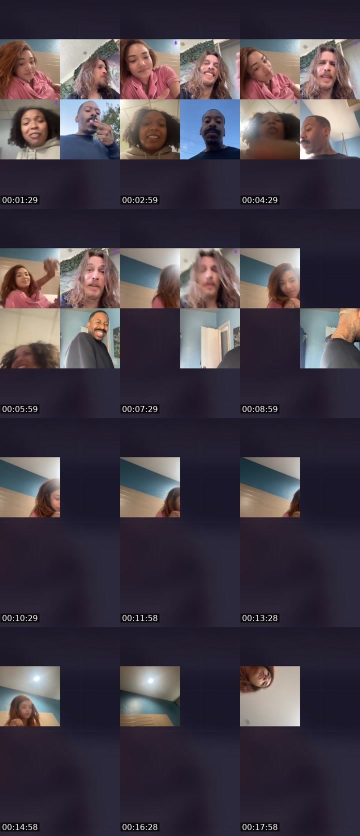 Contact-sheet preview of Gypsyuncensored's Liveme recording
