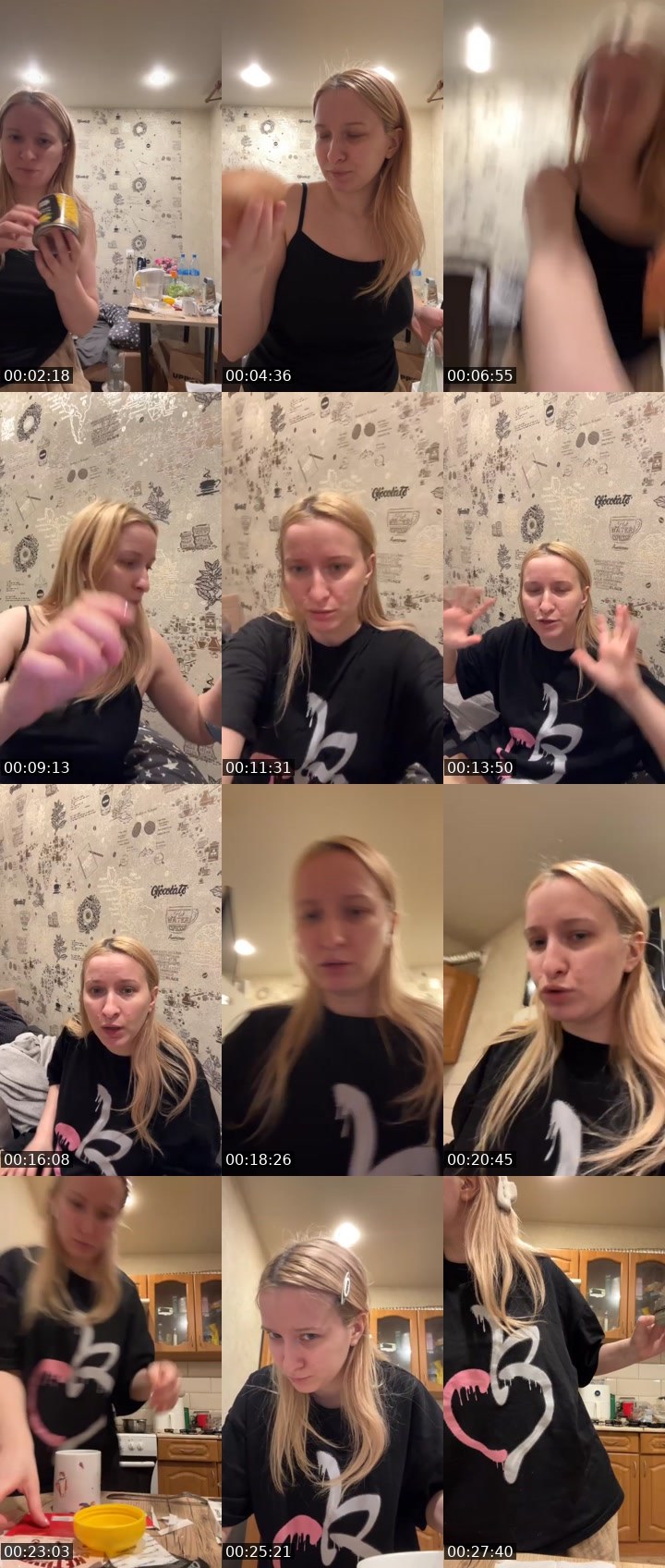 Contact-sheet preview of NastyLi's Liveme recording
