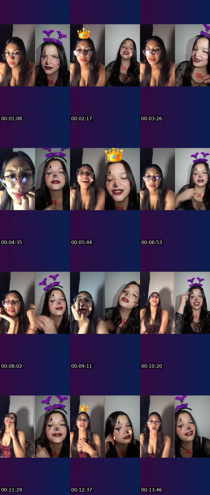 Contact-sheet preview of 𝓕𝓪𝓲𝓻𝔂🧚🏽‍♀️'s Liveme recording