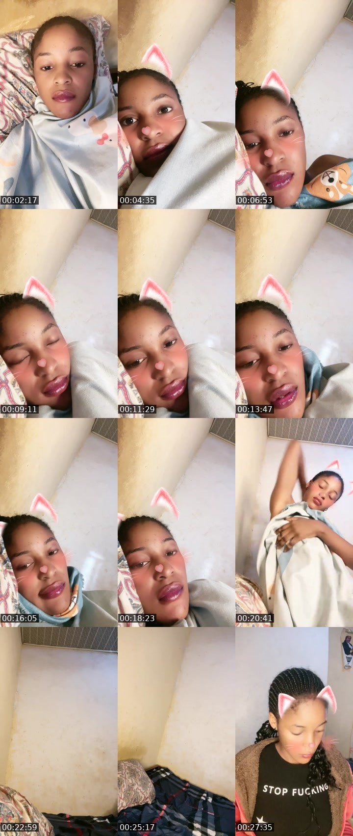 Contact-sheet preview of Pretty honey 🥹🤭🏦's Liveme recording