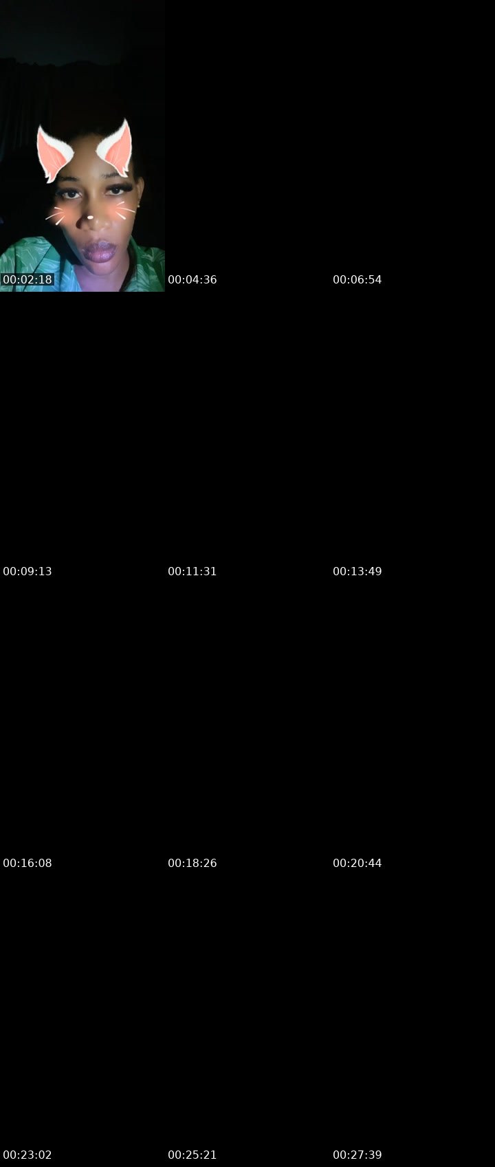 Contact-sheet preview of 3k Eliana 01🦍's Liveme recording