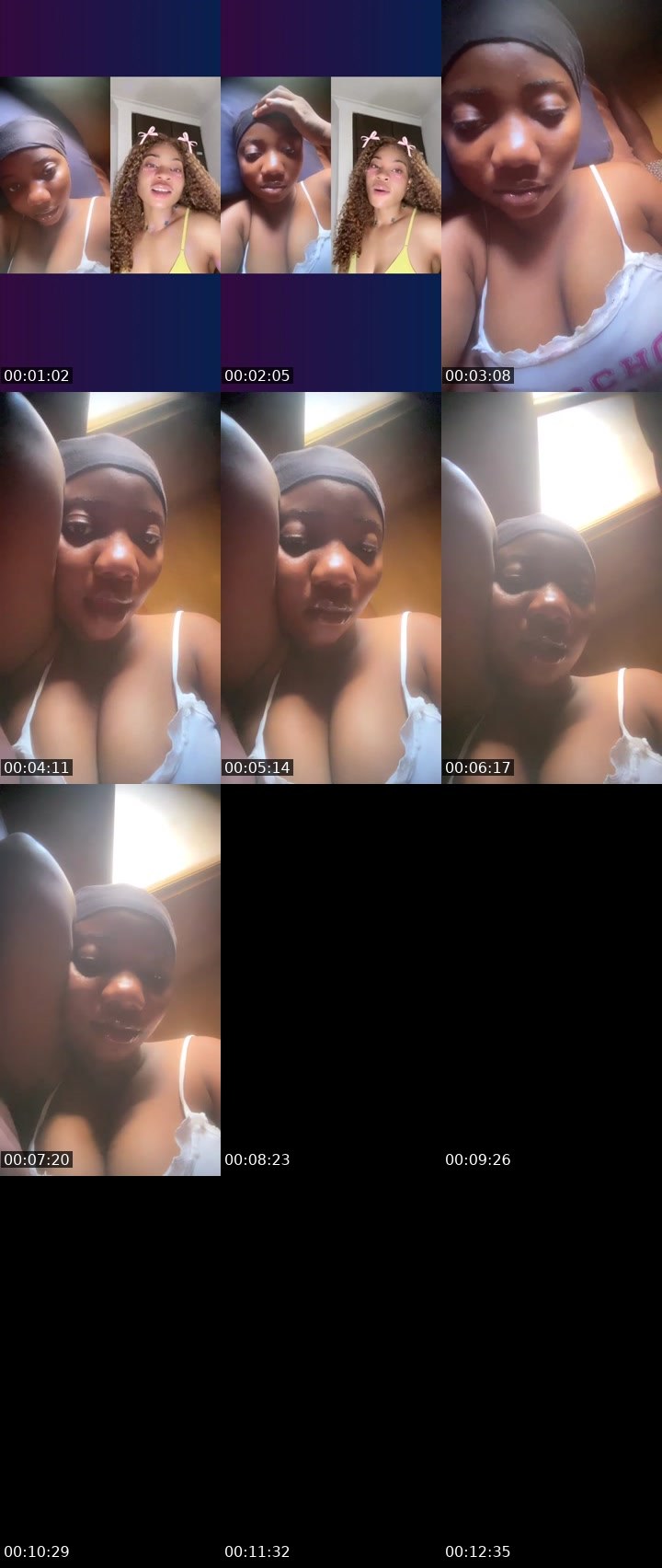Contact-sheet preview of Cutie-baby's Liveme recording
