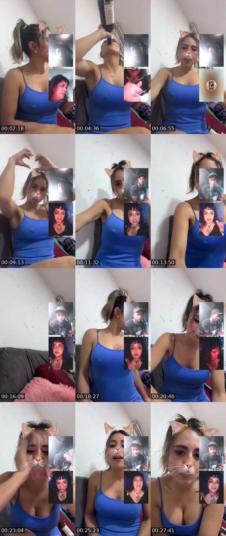 Contact-sheet preview of 🌐🍒Pame🏍🧸's Liveme recording