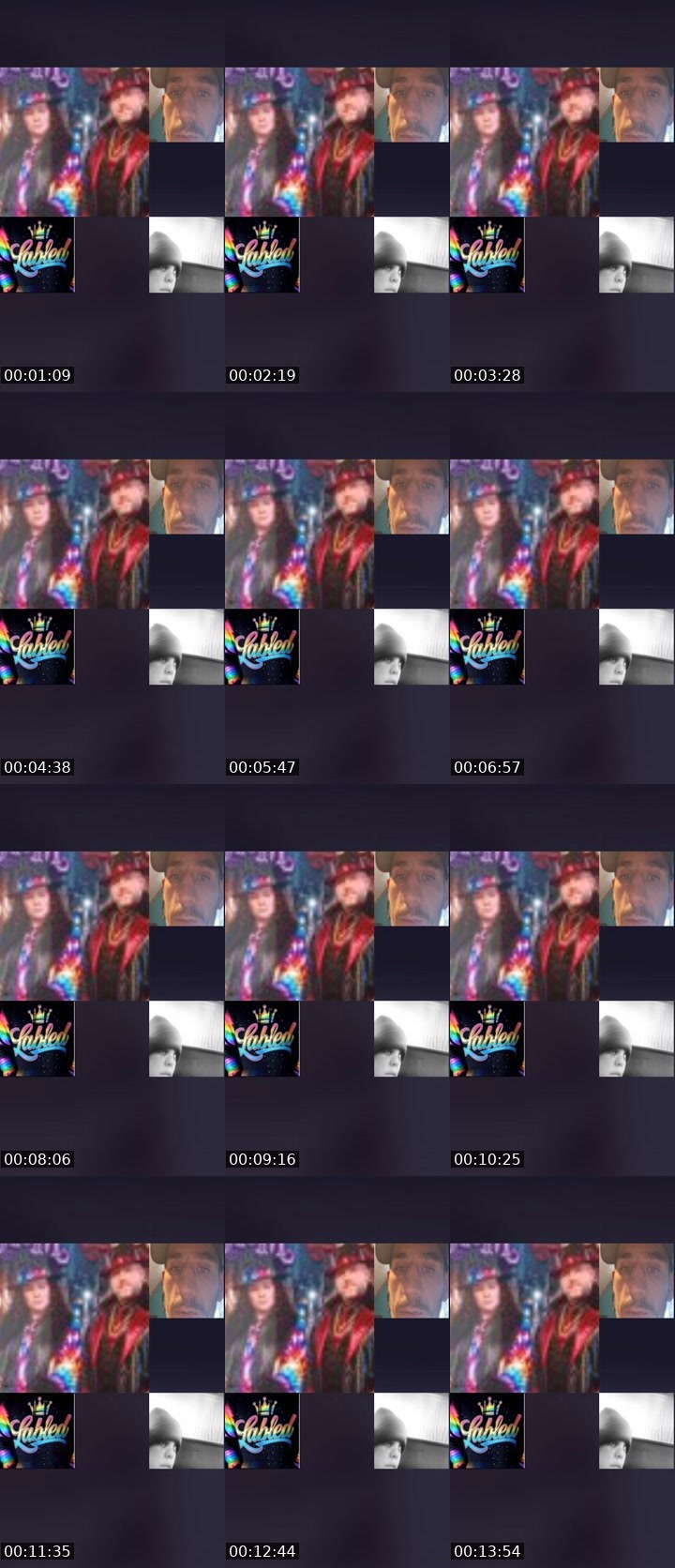 Contact-sheet preview of M Ripp's Liveme recording