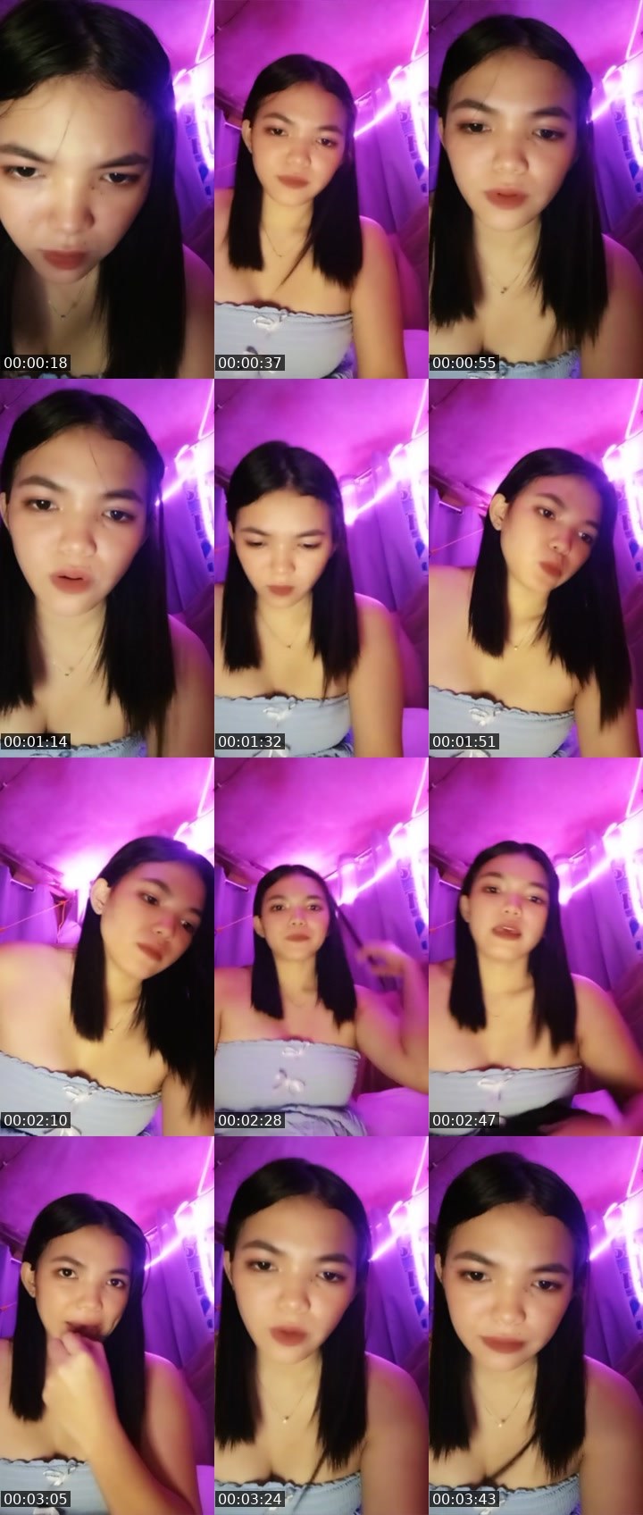 Contact-sheet preview of Miku💋's Liveme recording