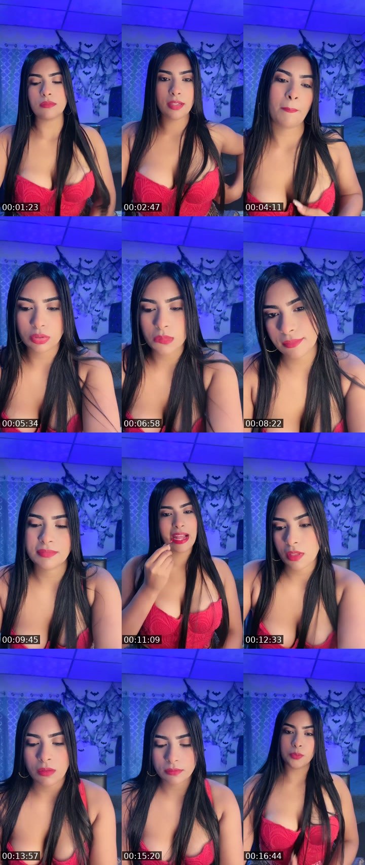 Contact-sheet preview of ☁️Ms. April💯's Liveme recording