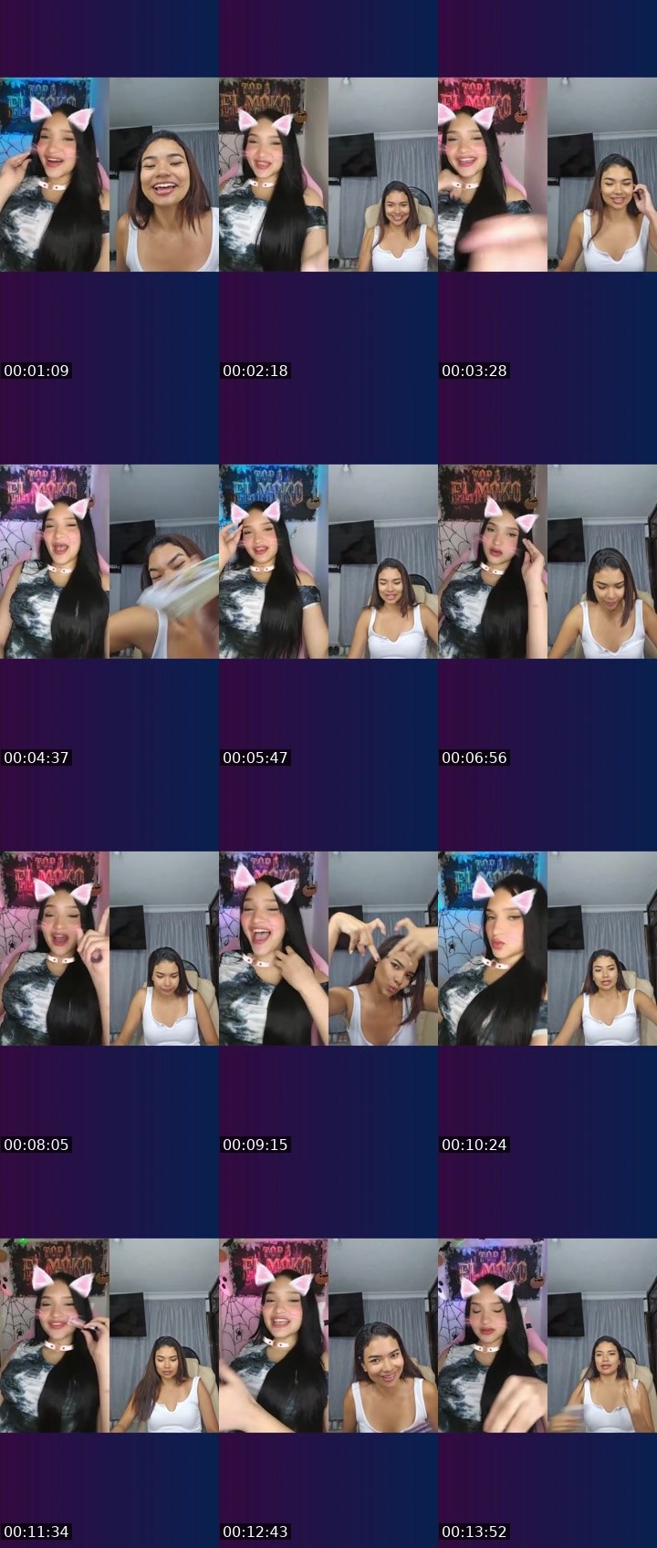 Contact-sheet preview of 🌸 ⃟Ambår ᥫ᭡'s Liveme recording