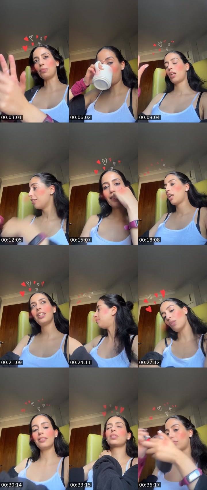 Contact-sheet preview of 𝐌𝐘𝐒𝐓𝐄𝐑𝐘 🐝's Liveme recording