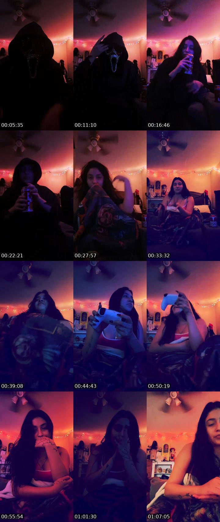 Contact-sheet preview of 💕BooThang💕's Liveme recording