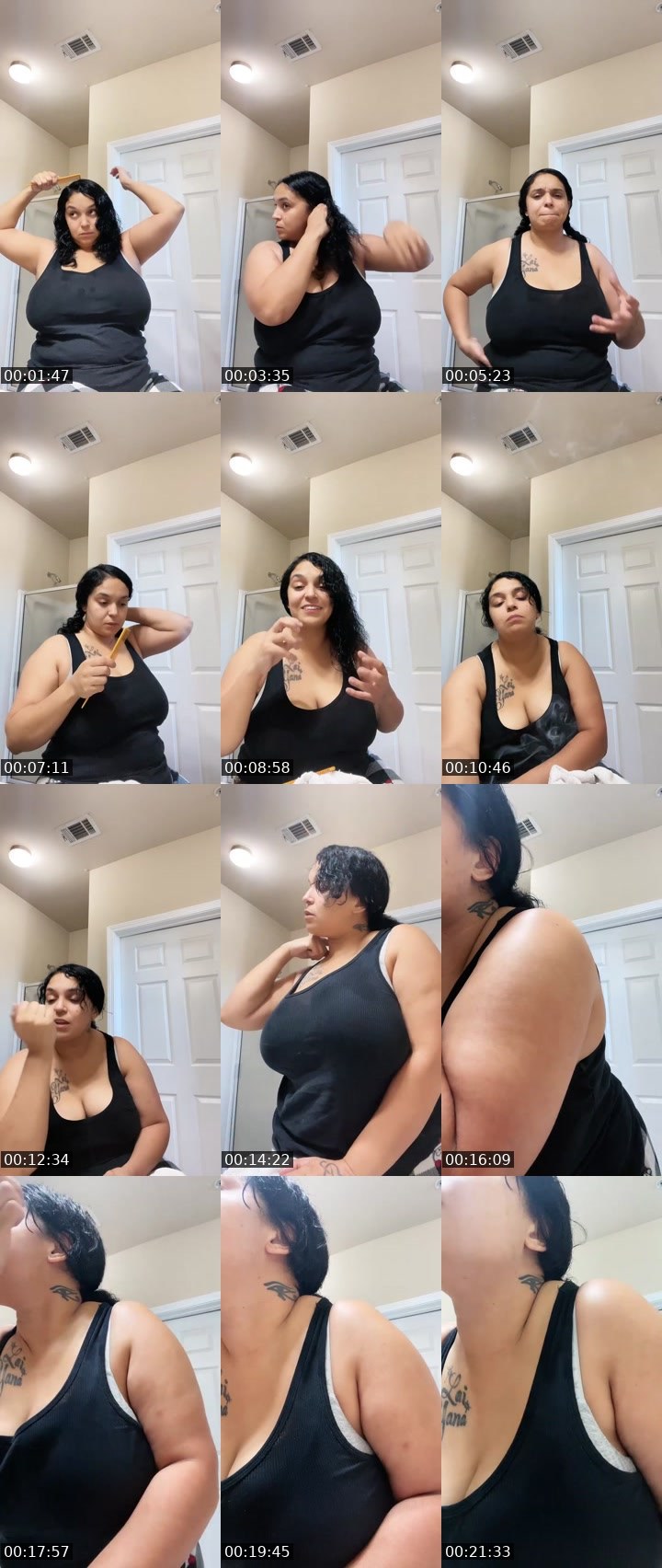 Contact-sheet preview of F .'s Liveme recording