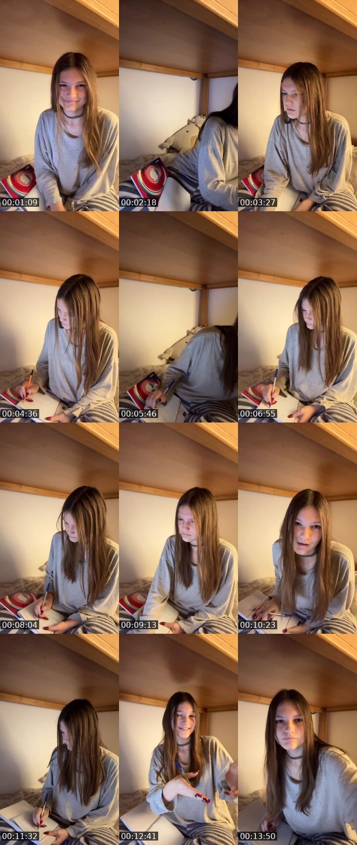 Contact-sheet preview of nessaqwq's Liveme recording