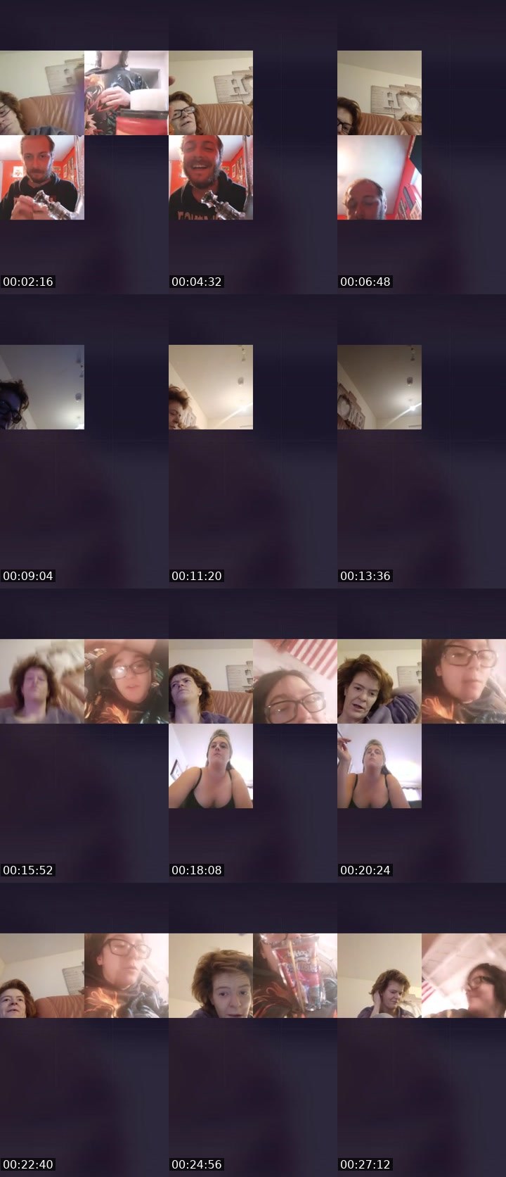 Contact-sheet preview of little miss red's Liveme recording