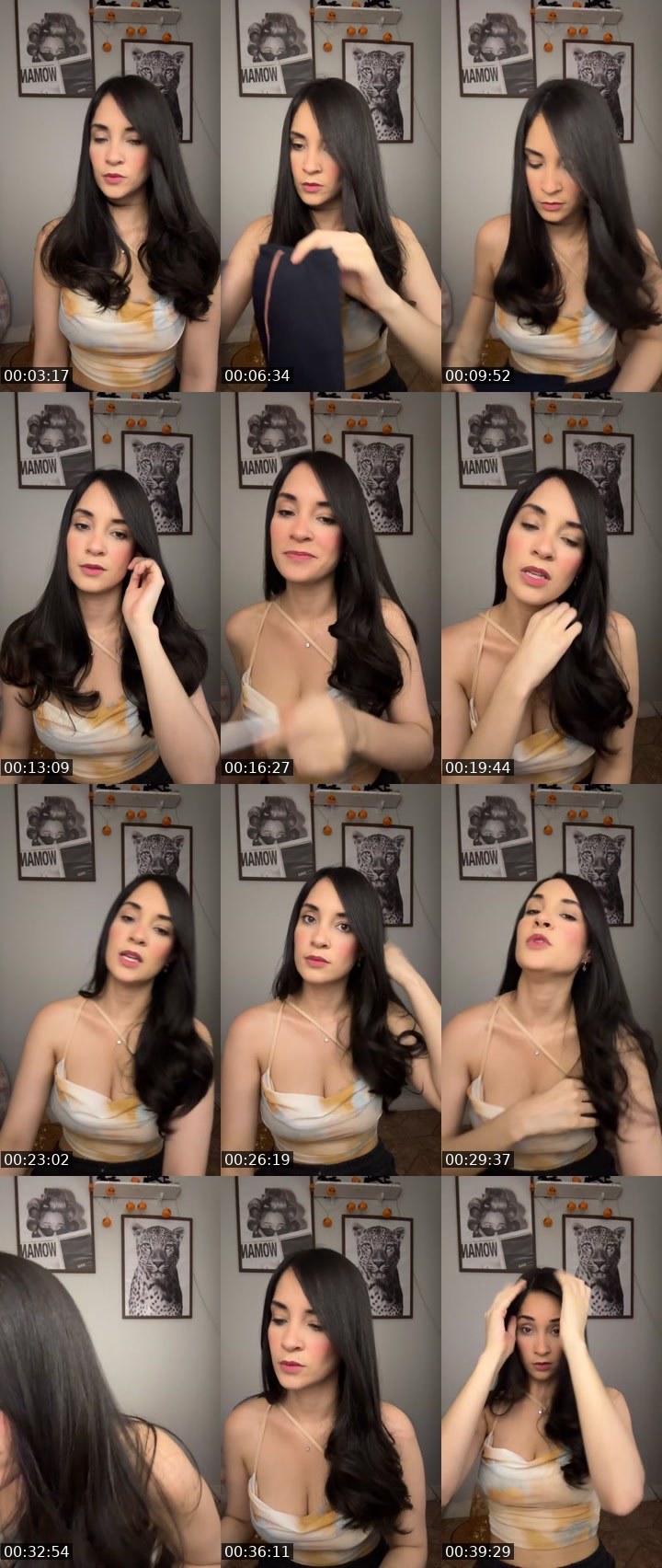 Contact-sheet preview of 🫧🐆Mandy 🧸✨'s Liveme recording