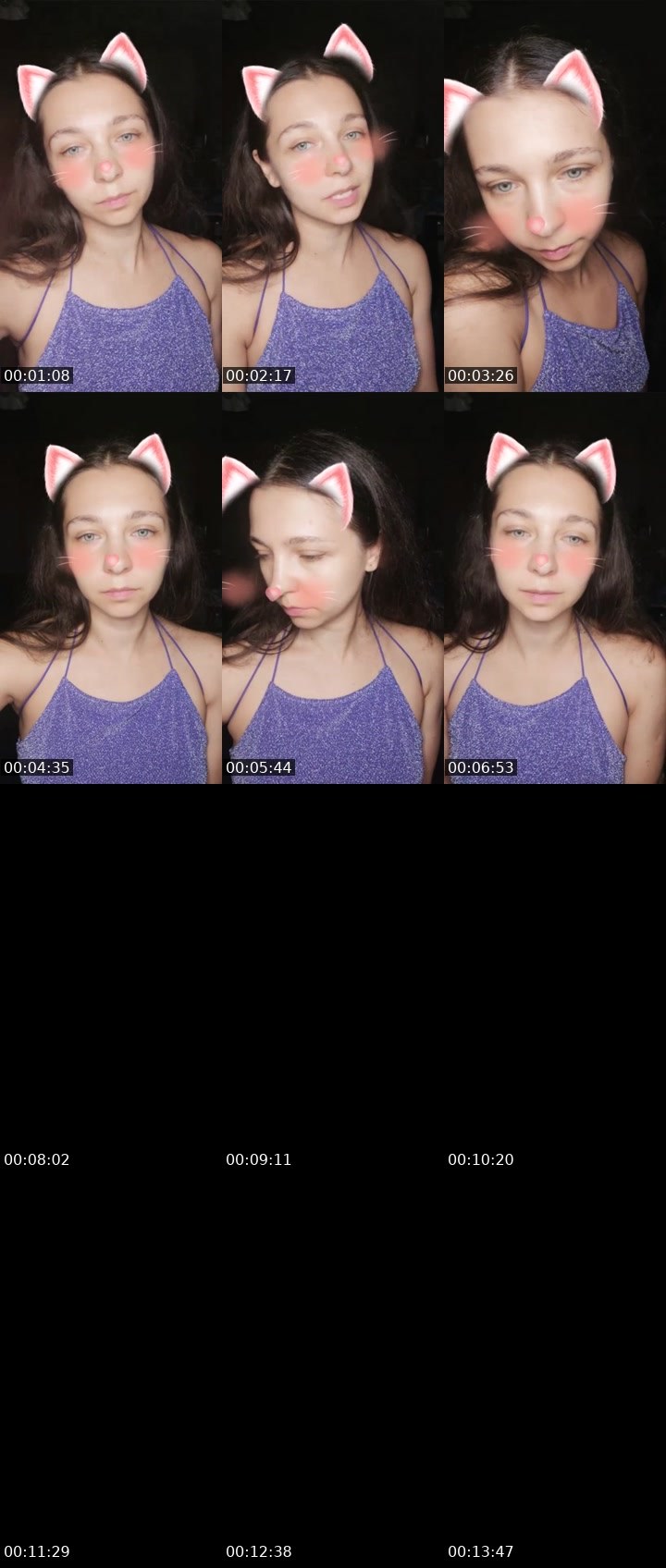 Contact-sheet preview of 💜 Petite Paposh's Liveme recording